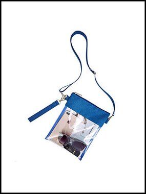 Clear Crossbody Bag Stadium Approved Transparent Shoulder Purse